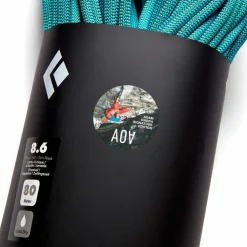 New 8.6 Climbing Rope Dry - Ondra Edition Köydet Ja Nauhalenkit