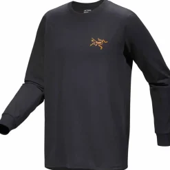 Hot Arc'Multi Bird Logo Long Sleeve Shirt Men'S T-Paidat