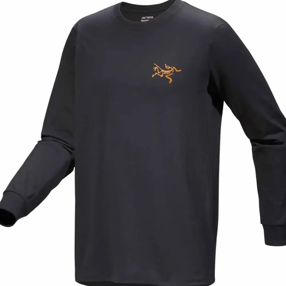 Hot Arc'Multi Bird Logo Long Sleeve Shirt Men'S T-Paidat