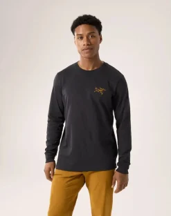 Hot Arc'Multi Bird Logo Long Sleeve Shirt Men'S T-Paidat