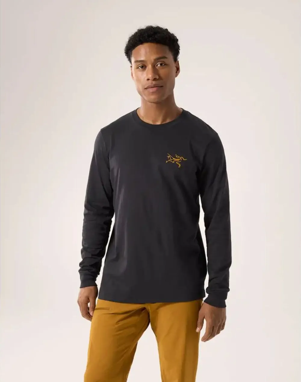 Hot Arc'Multi Bird Logo Long Sleeve Shirt Men'S T-Paidat
