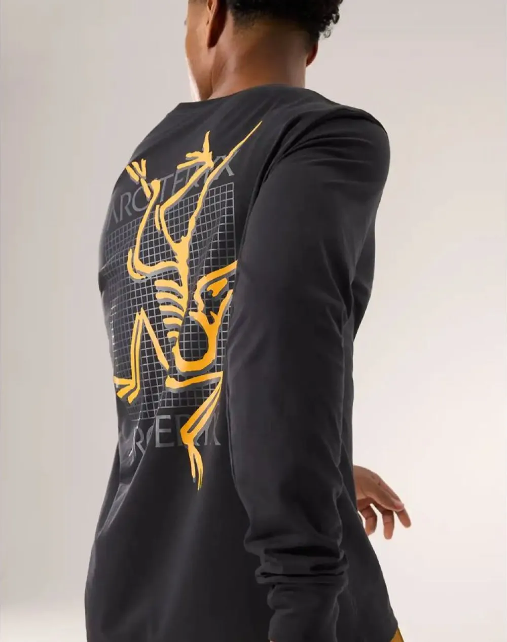 Hot Arc'Multi Bird Logo Long Sleeve Shirt Men'S T-Paidat