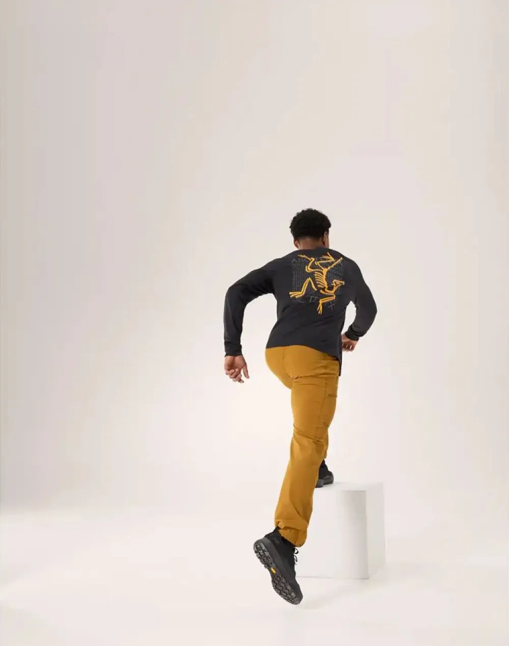 Hot Arc'Multi Bird Logo Long Sleeve Shirt Men'S T-Paidat