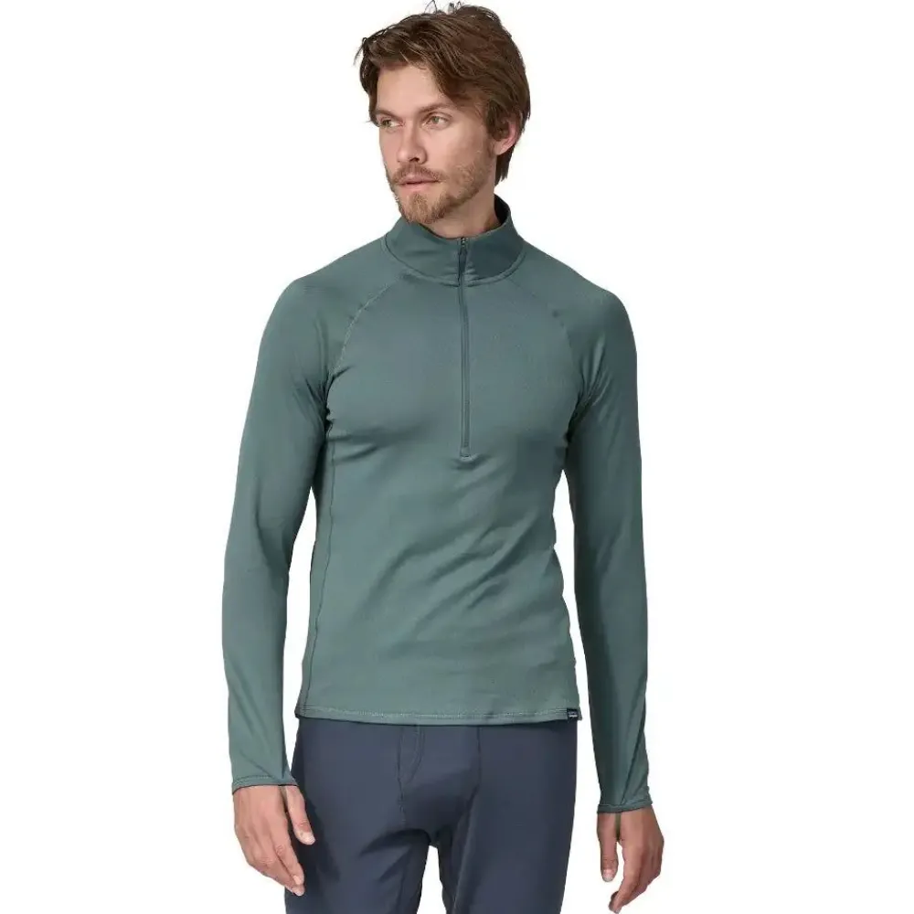 Fashion Capilene Midweight Zip-Neck Men'S Pitkähihaiset Paidat
