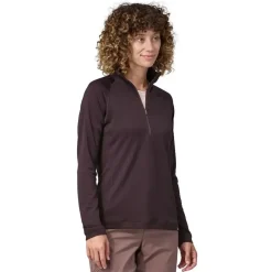 Flash Sale Capilene Midweight Zip-Neck Women'S Pitkähihaiset Paidat