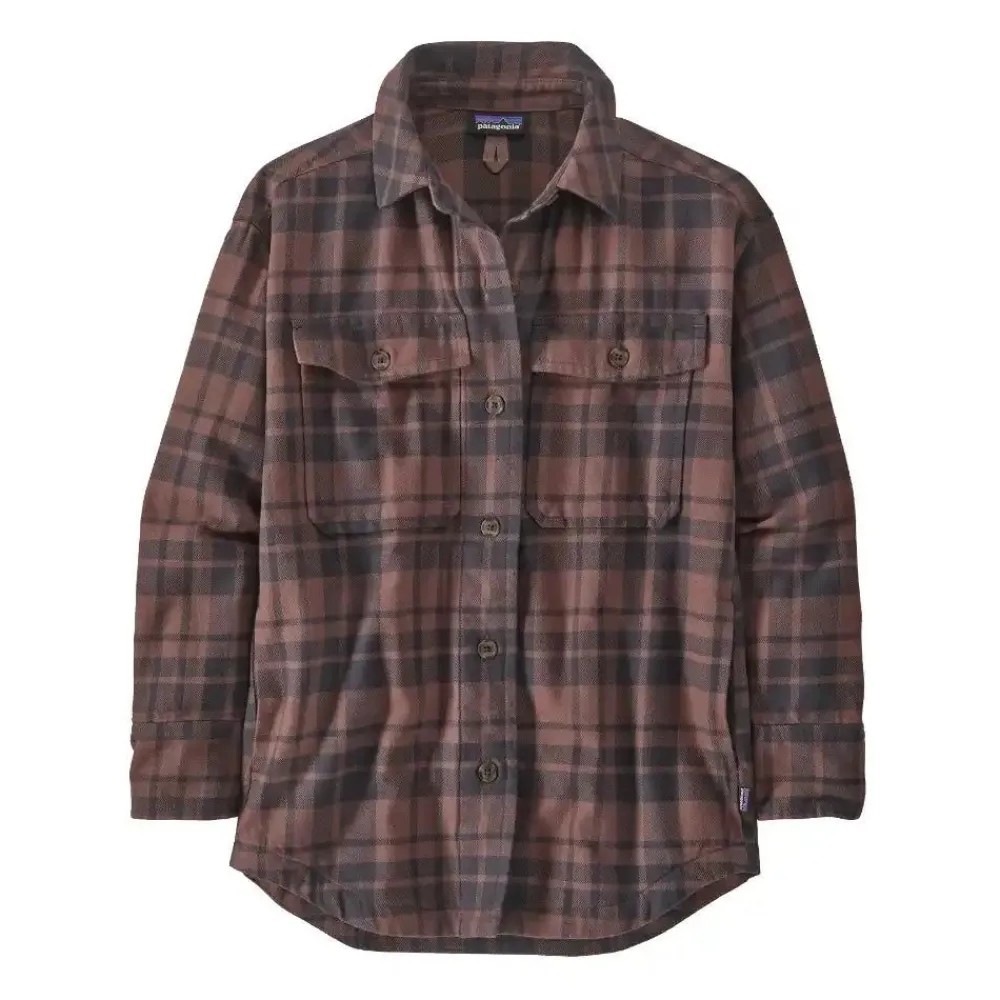 Store Heavyweight Fjord Flannel Overshirt Women'S Pitkähihaiset Paidat