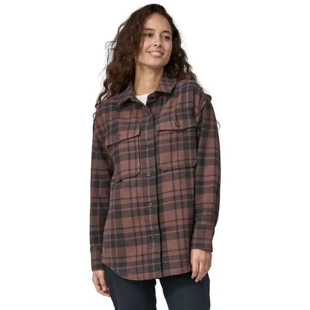 Store Heavyweight Fjord Flannel Overshirt Women'S Pitkähihaiset Paidat