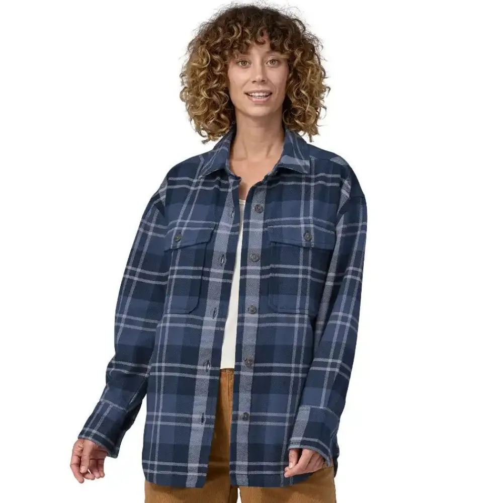 Store Heavyweight Fjord Flannel Overshirt Women'S Pitkähihaiset Paidat