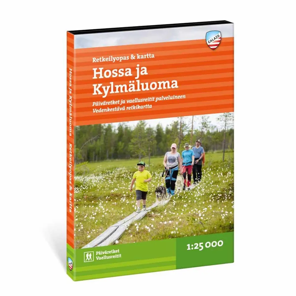 Store Hossa Ja Kylmaluoma - Retkeilyopas Ja Kartta Opaskirjat Ja Kartat