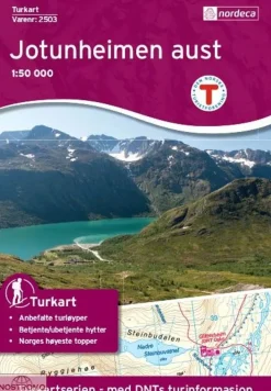 Discount Jotunheimen Aust 1:50,000 Turkart Opaskirjat Ja Kartat