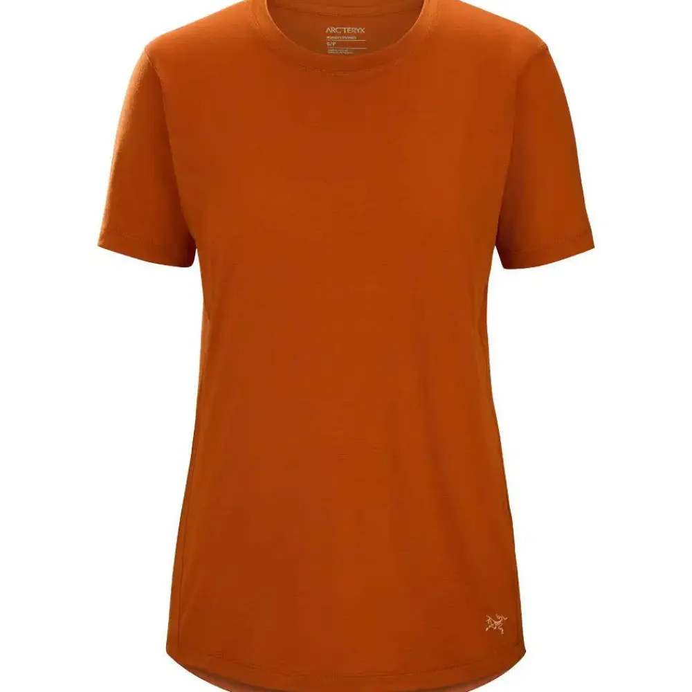 New Lana Merino Wool Crew Neck Shirt Ss Women'S T-Paidat