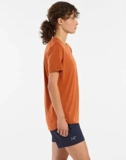 New Lana Merino Wool Crew Neck Shirt Ss Women'S T-Paidat