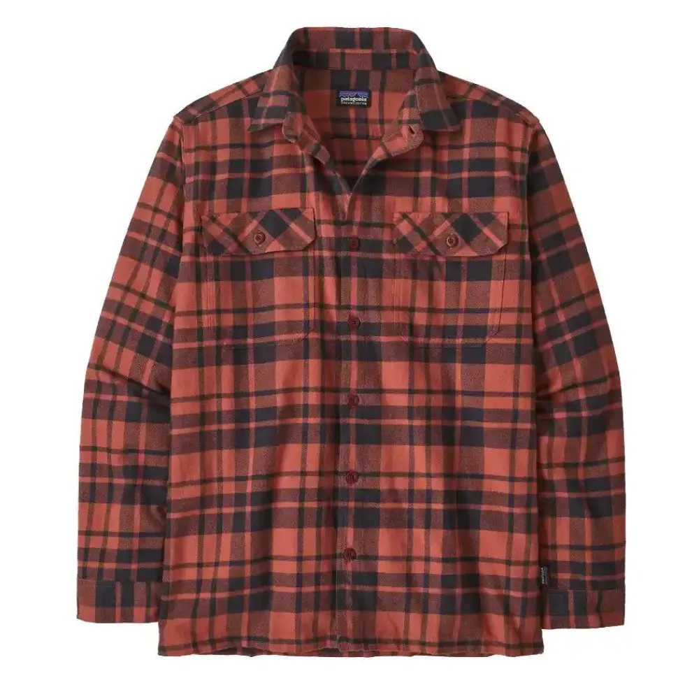 Flash Sale Long-Sleeved Organic Cotton Midweight Fjord Flannel Shirt Men'S Pitkähihaiset Paidat