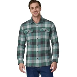 Flash Sale Long-Sleeved Organic Cotton Midweight Fjord Flannel Shirt Men'S Pitkähihaiset Paidat