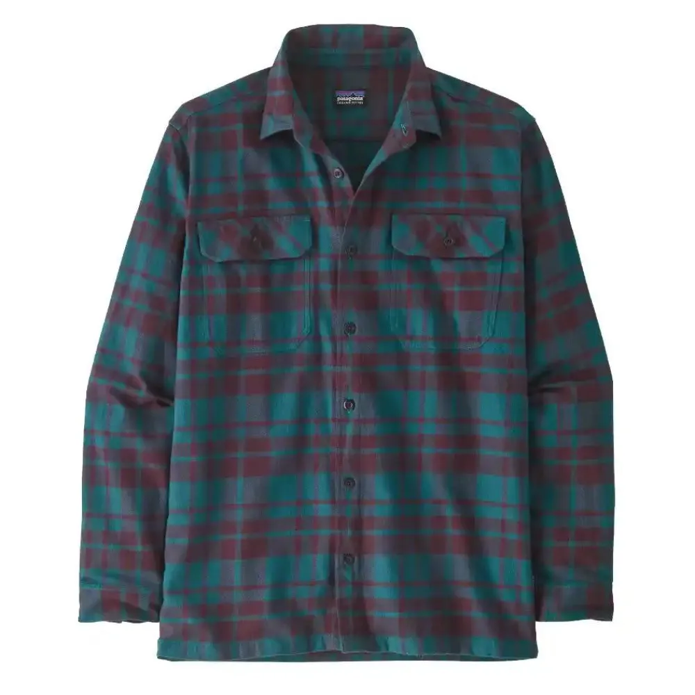 Flash Sale Long-Sleeved Organic Cotton Midweight Fjord Flannel Shirt Men'S Pitkähihaiset Paidat