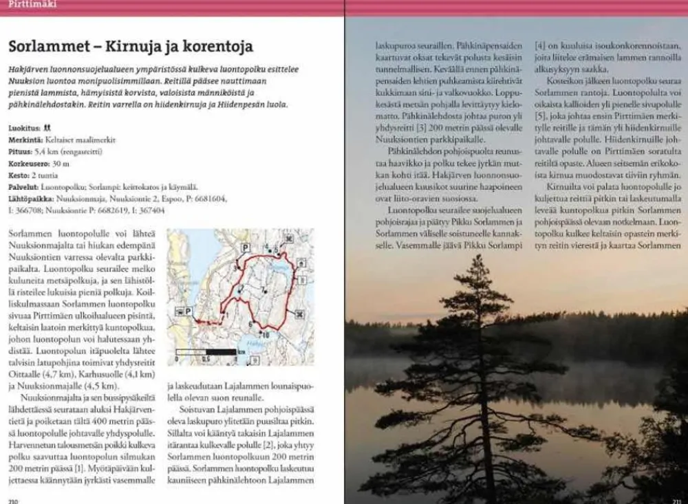 Sale Nuuksion Retkeilyopas - Luonto, Reitit Ja Kohteet Opaskirjat Ja Kartat