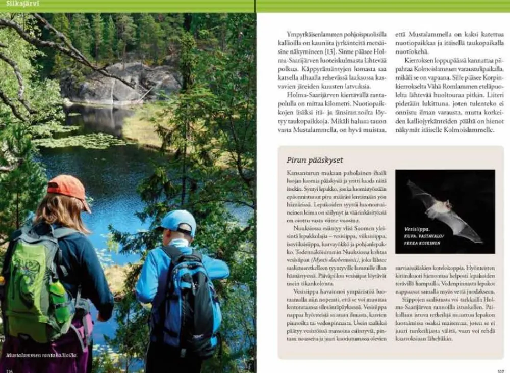 Sale Nuuksion Retkeilyopas - Luonto, Reitit Ja Kohteet Opaskirjat Ja Kartat