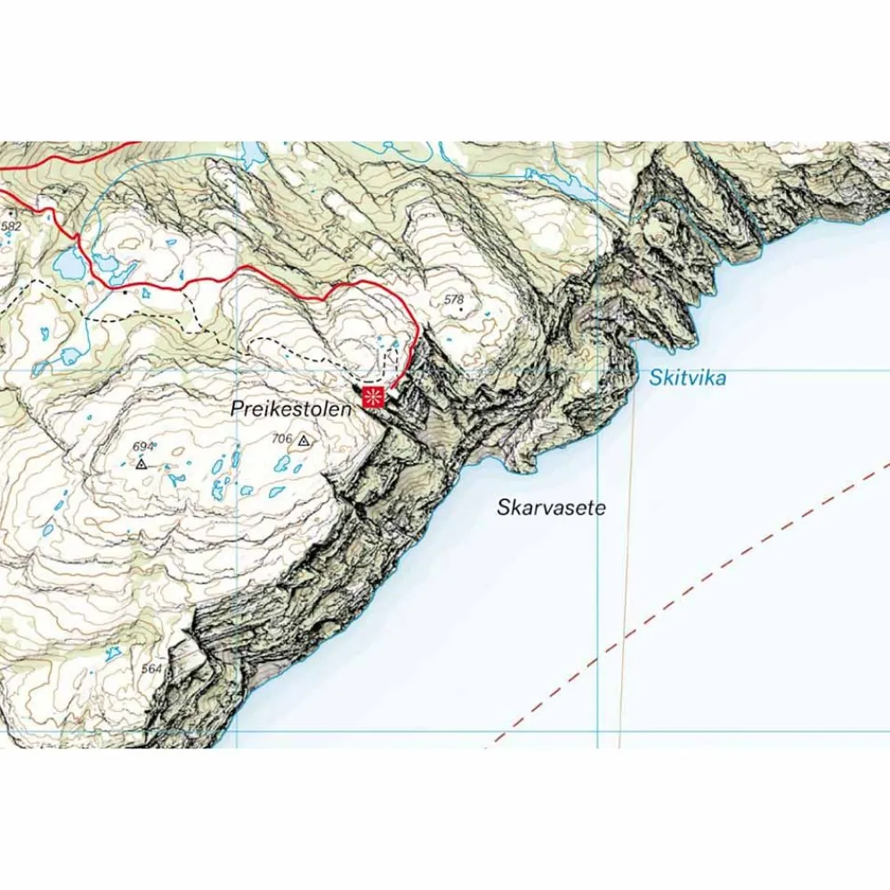 Fashion Preikestolen Opaskirjat Ja Kartat