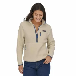Best Sale Retro Pile Fleece Marsupial Women'S Fleecetakit