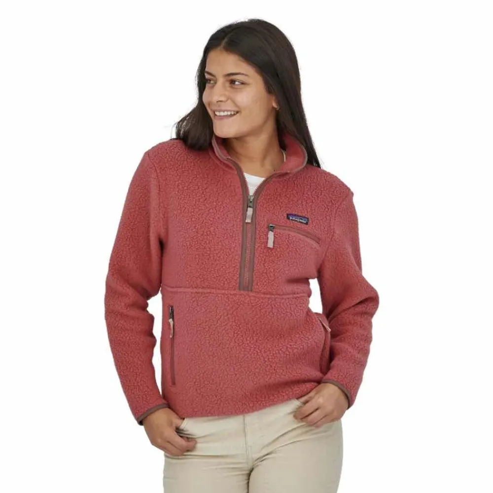 Best Sale Retro Pile Fleece Marsupial Women'S Fleecetakit