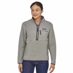 Best Sale Retro Pile Fleece Marsupial Women'S Fleecetakit