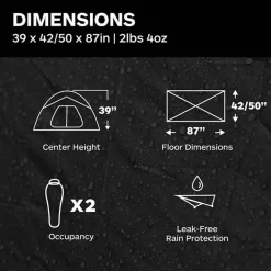 Discount Superalloy 2 Person Tent Teltat Ja Riippumatot