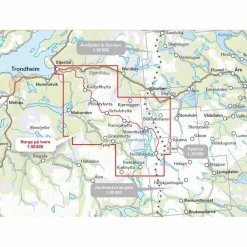 Cheap Turkart Norge Pa Tversturen (Stjordal-Sylan) Opaskirjat Ja Kartat
