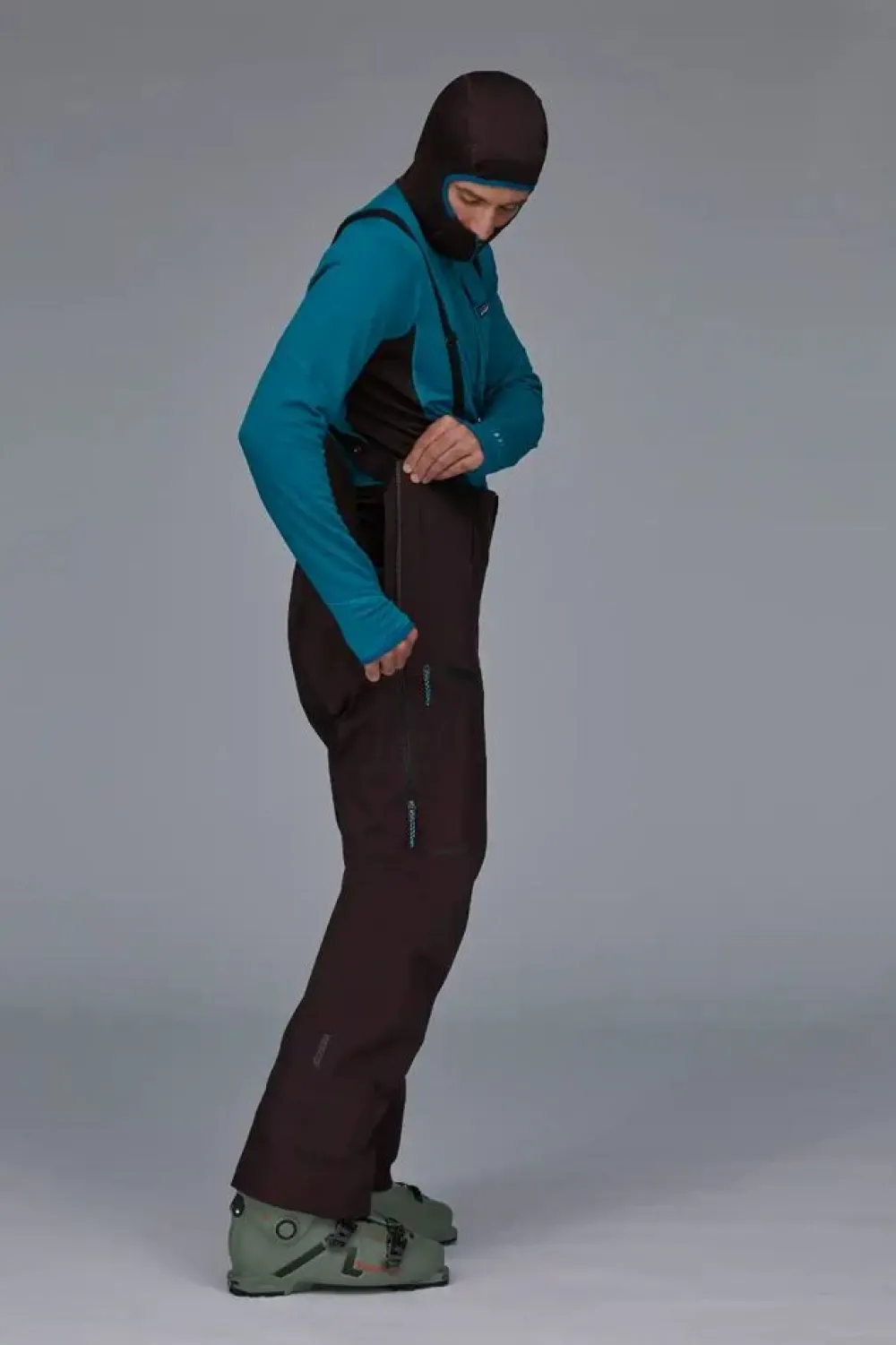 Fashion Untracked Bibs Pants Men'S Vedenpitävät Housut