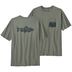 Fashion Wild Waterline Pocket Responsibili-Tee Men'S T-Paidat