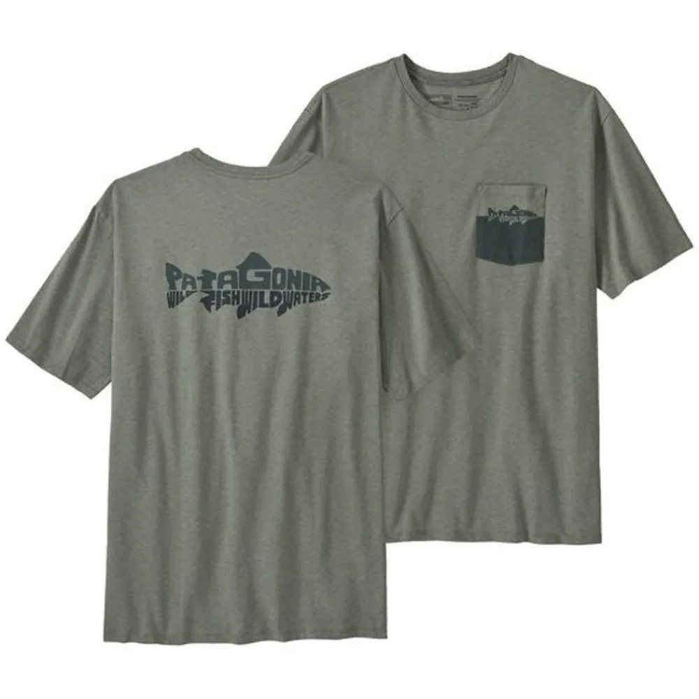 Fashion Wild Waterline Pocket Responsibili-Tee Men'S T-Paidat